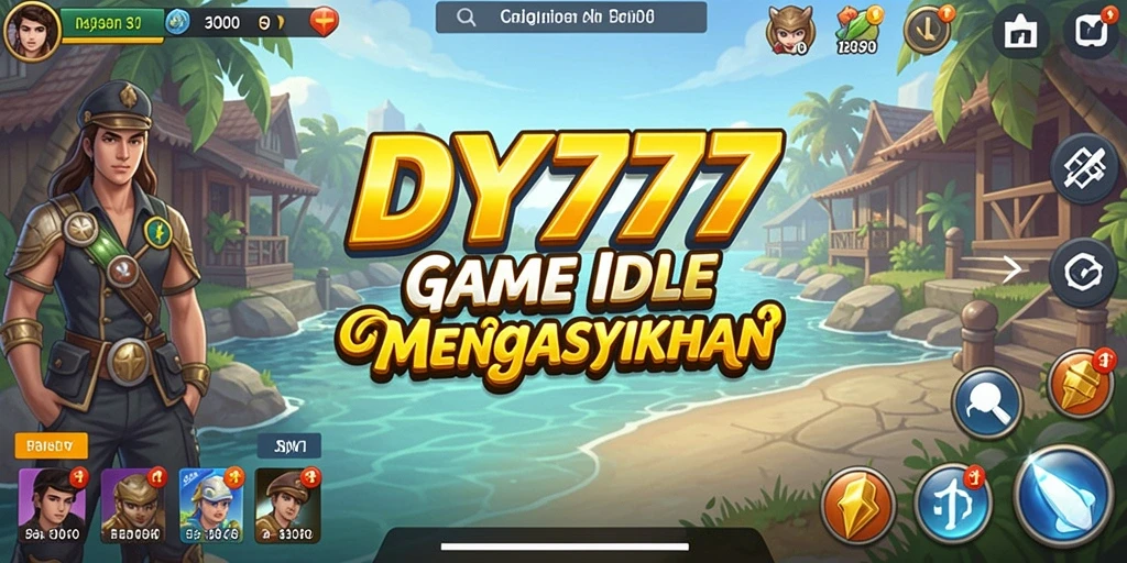 Screenshot gameplay DY777 yang menunjukkan elemen Idle.
