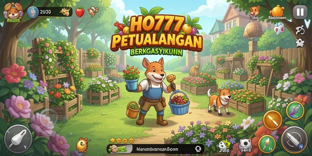 Tampilan gameplay HO777 yang menarik dan penuh warna.