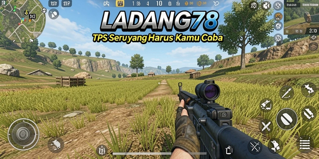 Tangkapan layar menampilkan aksi seru dalam game TPS.