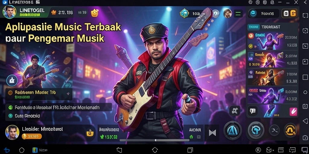 Tampilan gameplay LINETOGEL yang menarik dan interaktif.