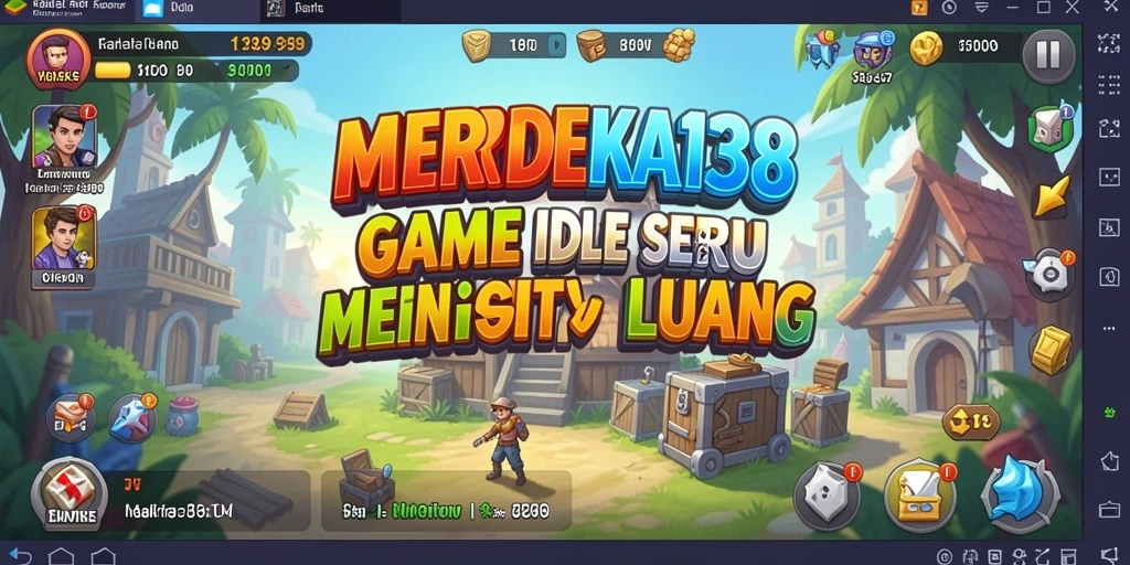 Tampilan menarik dari gameplay Idle MERDEKA138.