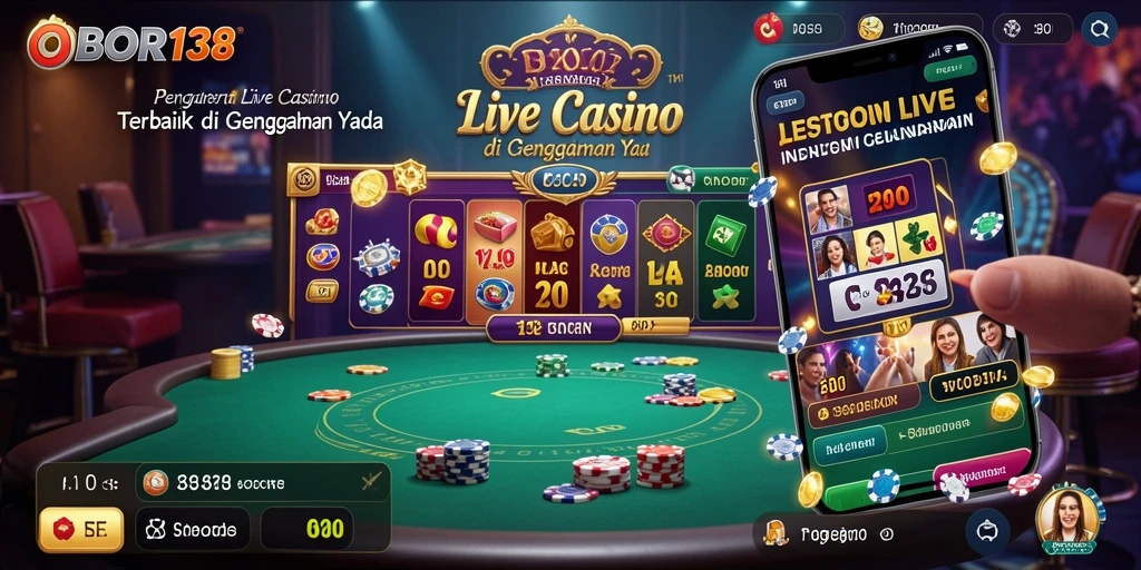 Screenshot gameplay Live Casino OBOR138 yang menarik dan interaktif.