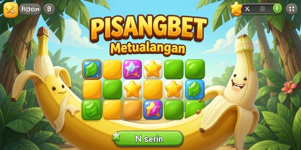 Tampilan gameplay PISANGBET yang penuh warna dan menawan.