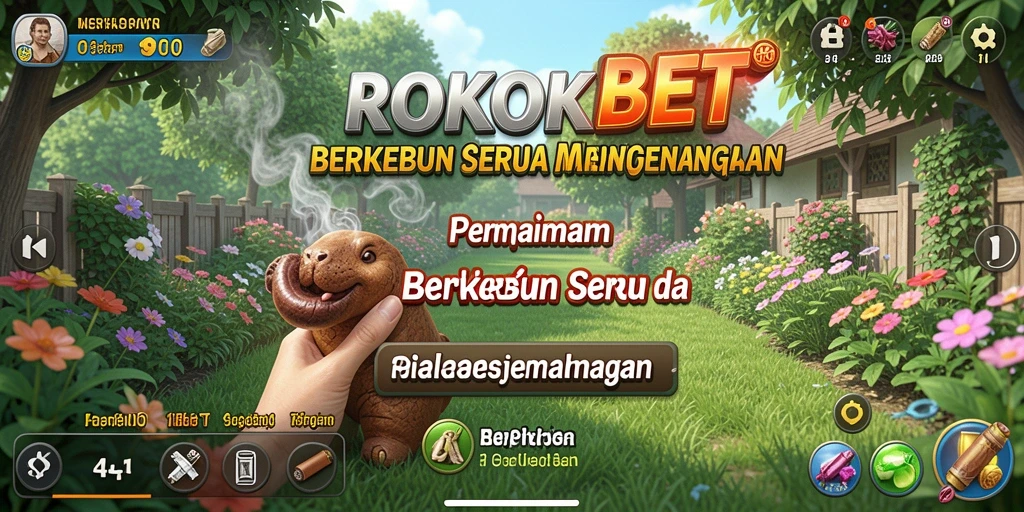 Tampilan gameplay seru di ROKOKBET dengan pemandangan pertanian.