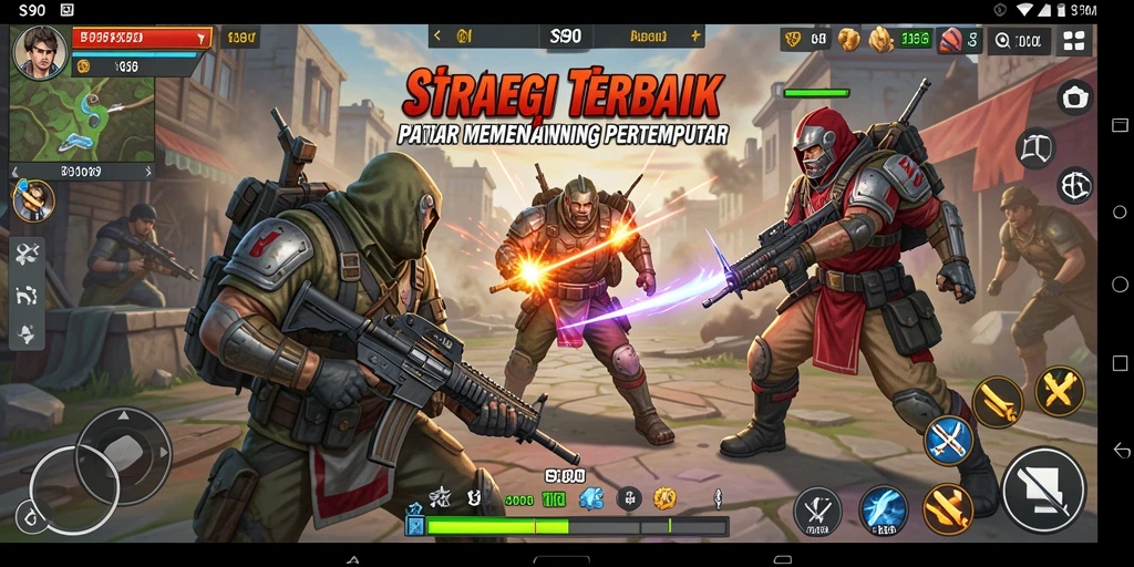 Gameplay S80 menampilkan pertempuran strategi yang intens.