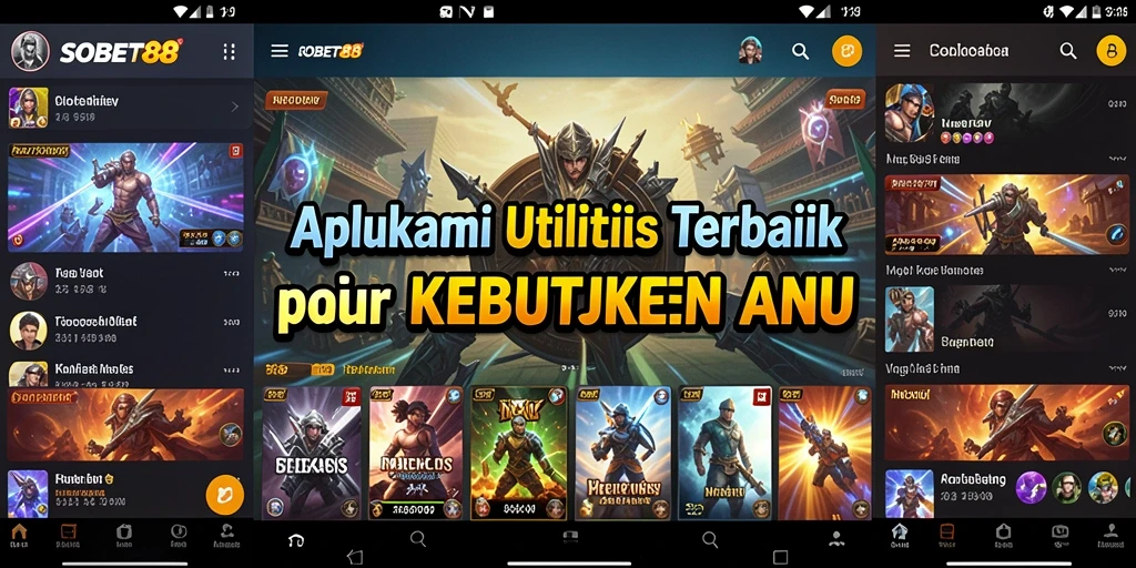 Tampilan antarmuka SOBET88 yang sederhana dan fungsional.
