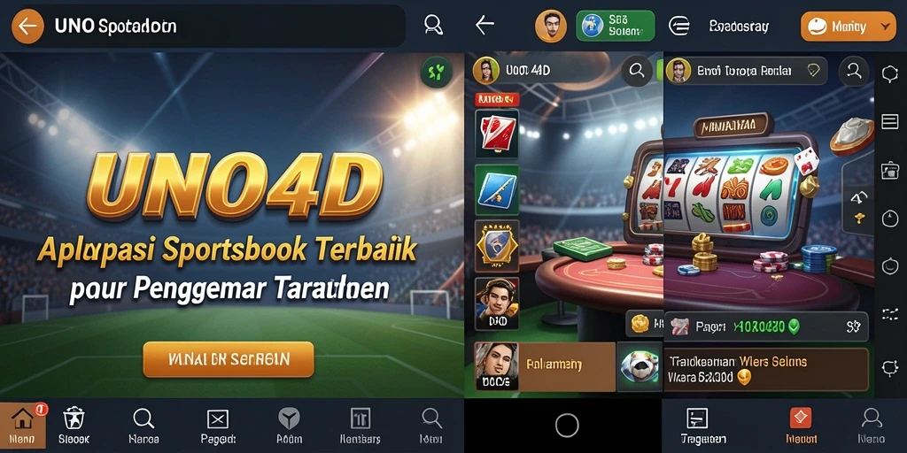 Screenshot utama UNO4D menampilkan pengalaman taruhan olahraga yang menyenangkan.