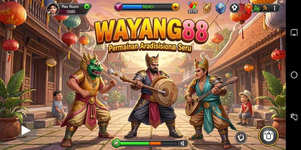 Tampilan dinamis dari gameplay WAYANG88 yang menarik dan penuh aksi.