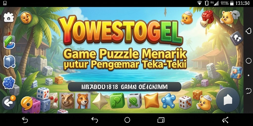 Screenshot gameplay YOWESTOGEL yang memperlihatkan teka-teki menarik.