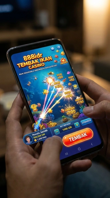 Pengguna menikmati pengalaman unduh di 888idr.
